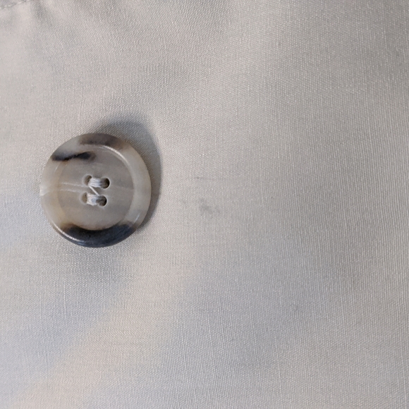 London Fog Beige Trench Coat Shell Coat Size 44L - see description - Picture 11 of 14